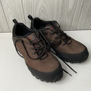 READ - Men's 11.5 Merrell Chameleon Flux LTR WP CF Brown Steel Toe Work Shoes